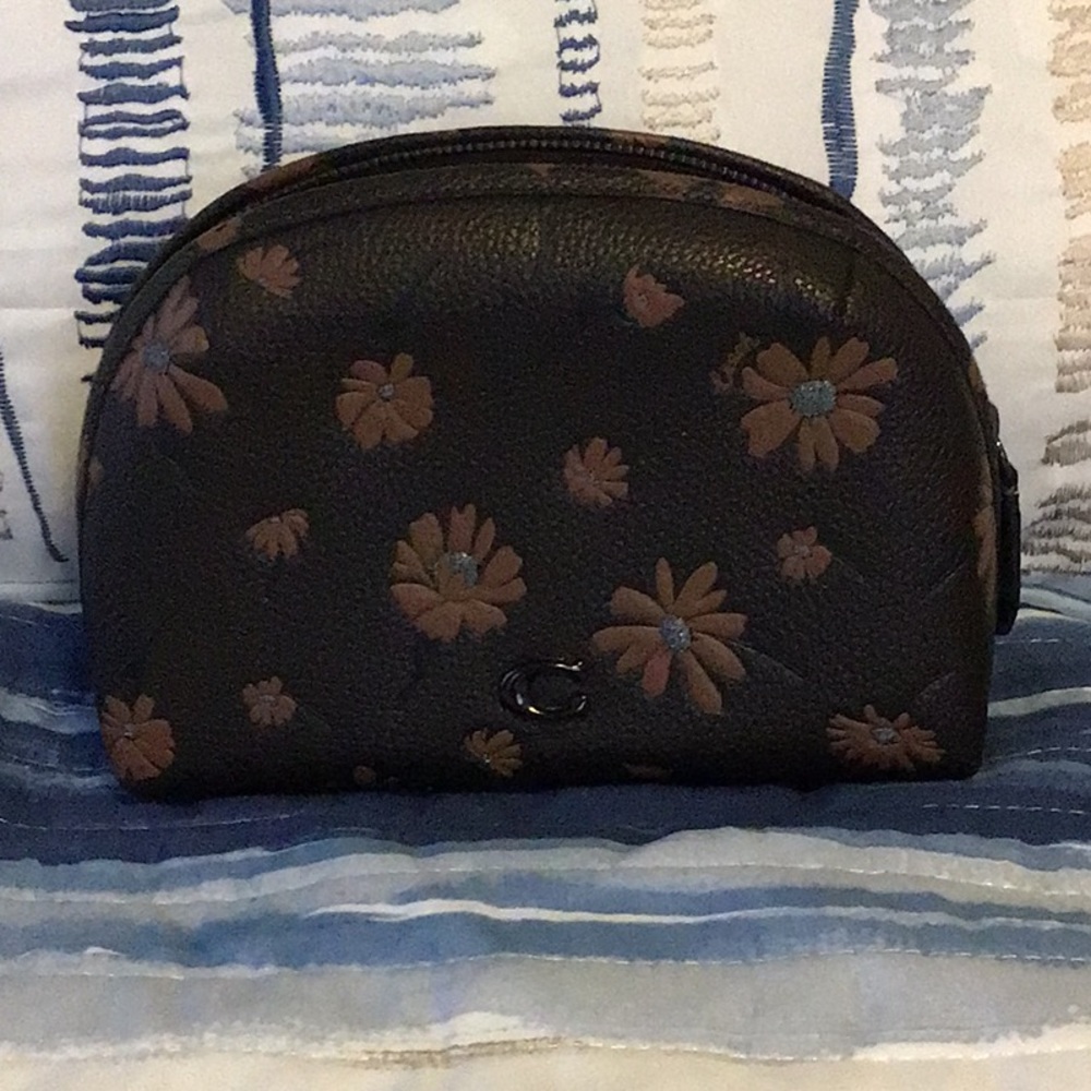 Coach Julienne Cosmetic Case 17 in Brown Floral